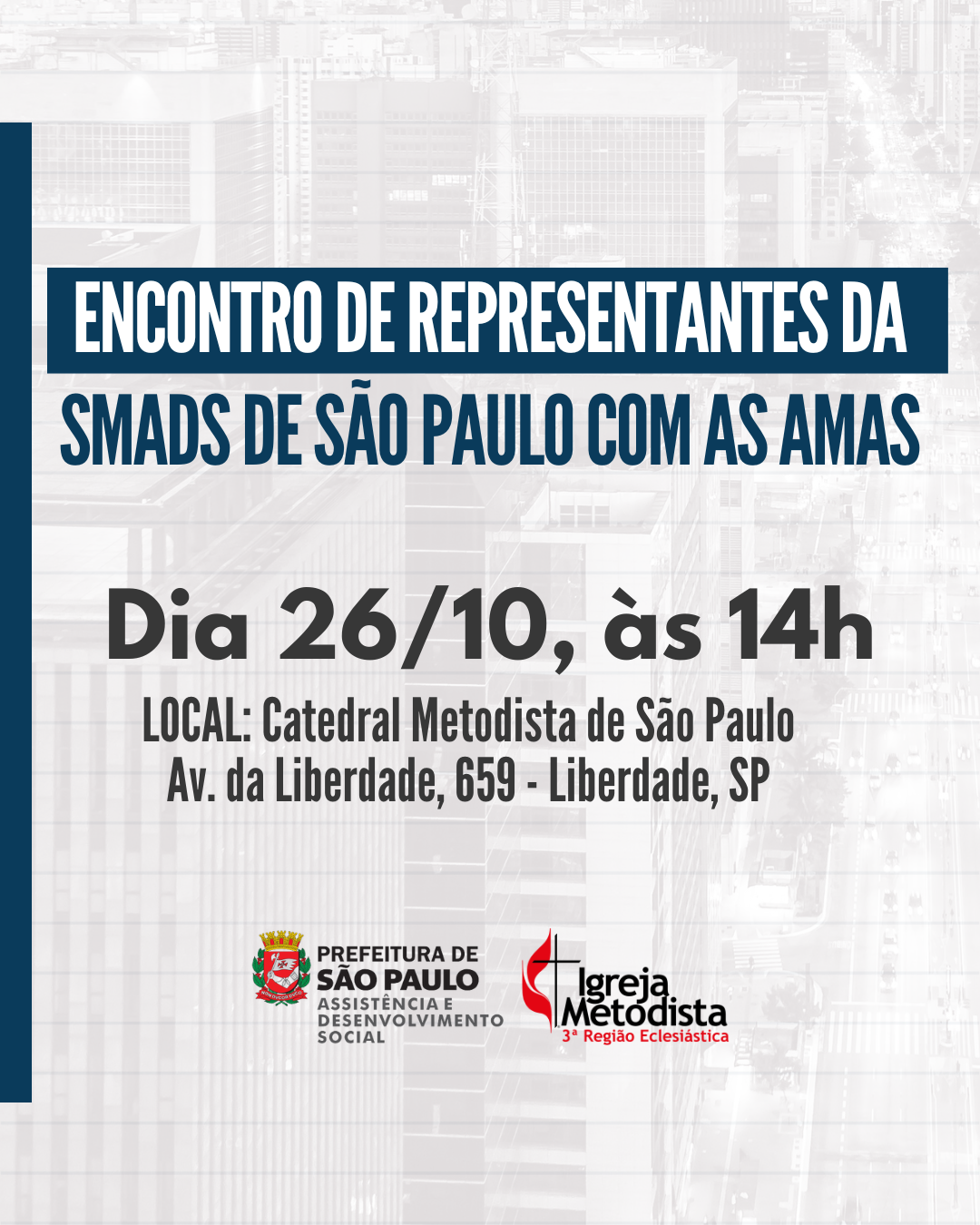 ENCONTRO DE representantes da SMADS de São Paulo com as AMAS